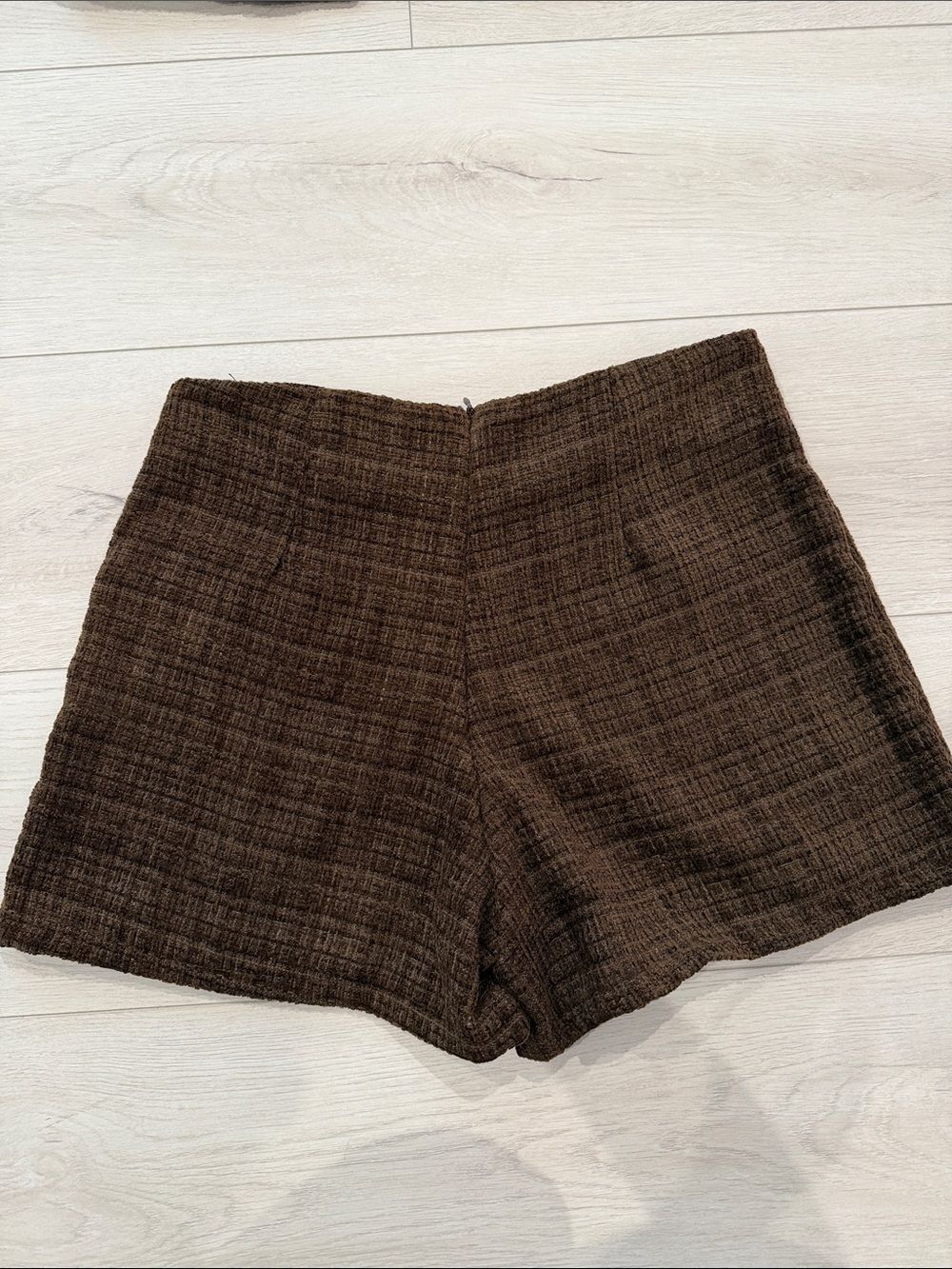 Brown Tweed Belted Vest and Skort - Picture 7 of 11